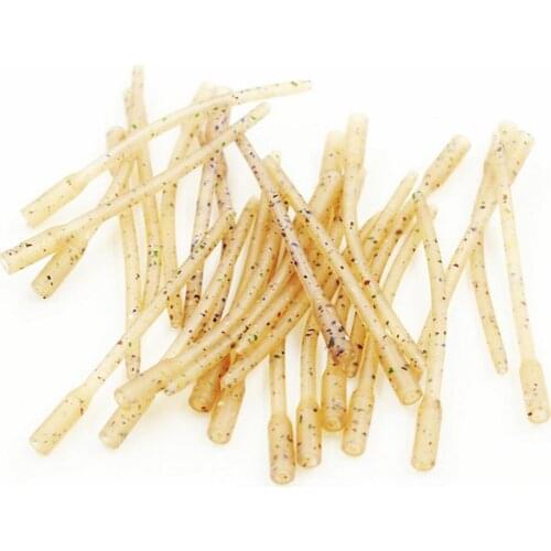 10pcs Long Terminal Anti TANGLE Sleeves Connect with Fishing Hook Carp Fishing Tackle Pesca Iscas Accessories Camouflage