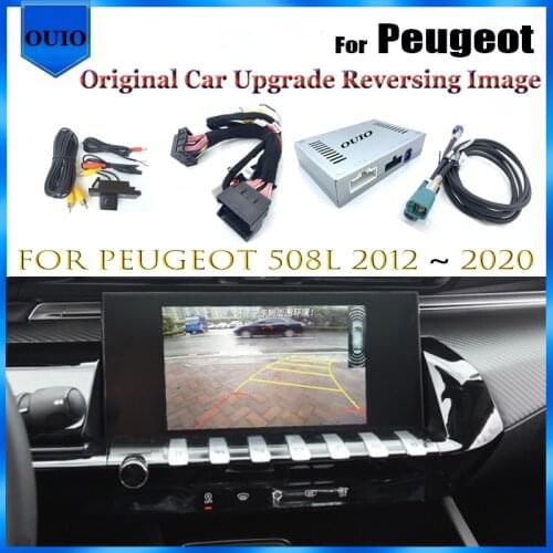 Plug & play Interface Reversing camera for Peugeot 508L 2012 ~ 2020 Original screen upgrade Rear Camera Adapter