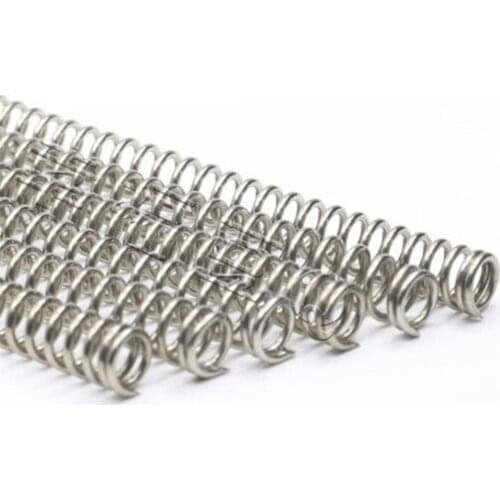 Compression Spring, 2pcs/lot, 0.6mm 0.8mm 304 Stainless Steel Long Spring,Outer Dia 5-12mm Length 300mm