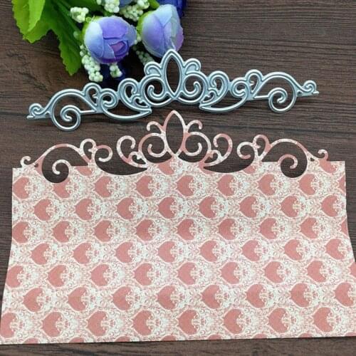 140*30mm Lace Border Metal Cutting Dies Stencil Scrapbook Card Paper Embossing Craft