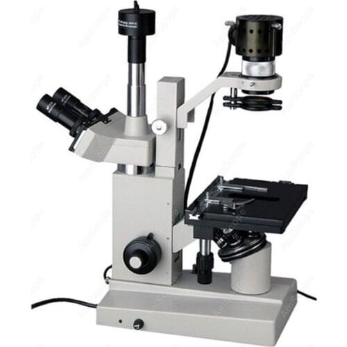 Inverted Tissue Culture Microscope--AmScope Supplies Inverted Tissue Culture Microscope 40X-800X + 5MP Digital Camera
