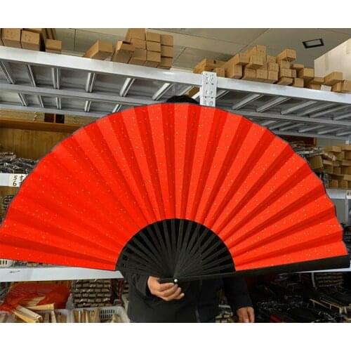 DIY Wall Mount Decorative Xuan Paper Fan Large Calligraphy Creation Rice Paper Decoration Fan Decorative Hand Painting Fans