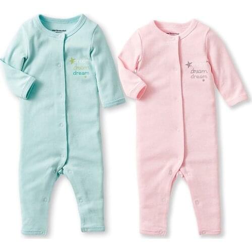 New Newborn Baby Clothing 2019 jumpsuits Baby Boys Girls Rompers Clothes Long Sleeve Infant Jumpsuit Pajamas Baby Clothing 9-24m