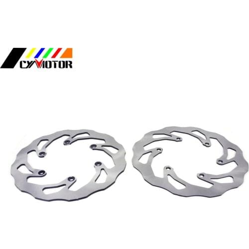 Motorcycle Steel Rear Front Brake Disc For WR YZ 125 250 WR250F WR450F YZ250F YZ450F WR426F YZ426F YZ250X YZ250FX WR 2001-2016