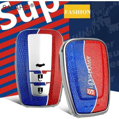 Pretty Full Cover Soft TPU New Car Key Case Cover For Toyota Camry Prado 2017 2018 CHR Prius Corolla RAV 4 Remote Key Shell Case