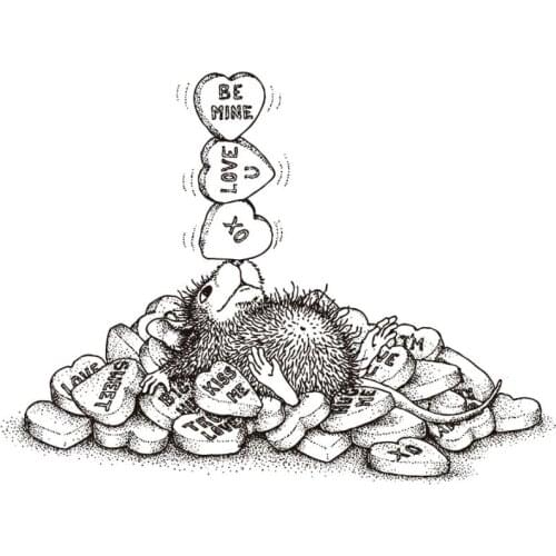 Cartoon mouse Transparent Clear Silicone Stamp/Seal for DIY scrapbooking/photo album Decorative clear stamp sheets A1790