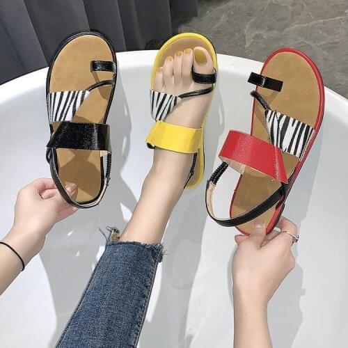 2021 new summer Ladies Casual sexy women sandals shoes for woman falt with flip flops slippers sandals for women female+shoes