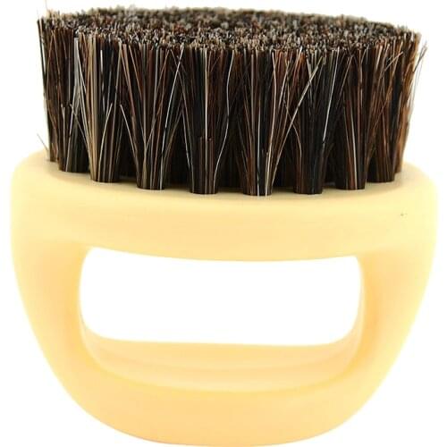Beard Brush With Nylon Bristle For Mens Mustache Styling and Shaping