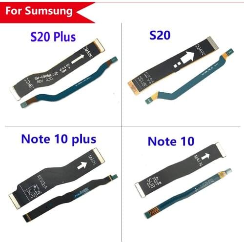 10pcs/Lot, Main Flex Cable For Samsung Note 10 Lite Note 20 S10 Plus S20 Fe Connect Mainboard To LCD Screen Ribbon