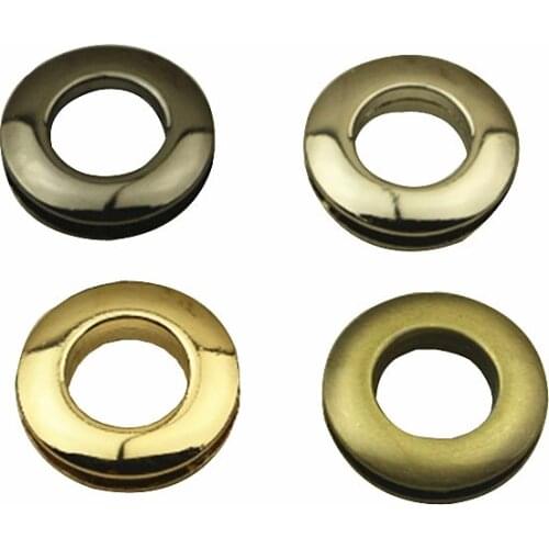 AIJJU 4Pcs Inner diameter 1.4cm Metal Eye scrapbooking accessories Knitwear Jeans Apparel Bags Shoe rivet snaps Eyelet installa