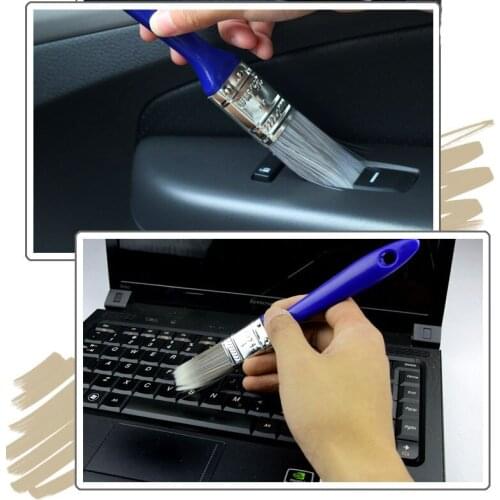 Car Air Conditioning Outlet Cleaning Brush Multifunctional Computer Keyboard Brush Car Cleaning Tool Auto Accessories Car Brush