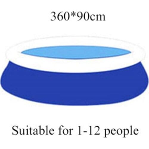 Large Size Inflatable Round Swimming Pool Children bathing Pools Adult Home Paddling Pool For Family Outdoor Thickened Pond