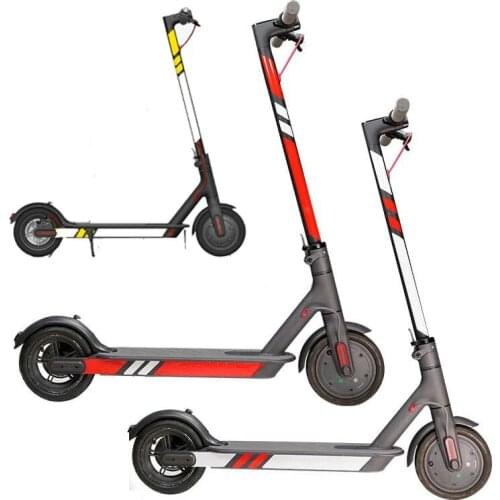 Electric Scooter Stickers M365 Folding Scooter Night Reflective Modeling Stickers Film Accessories