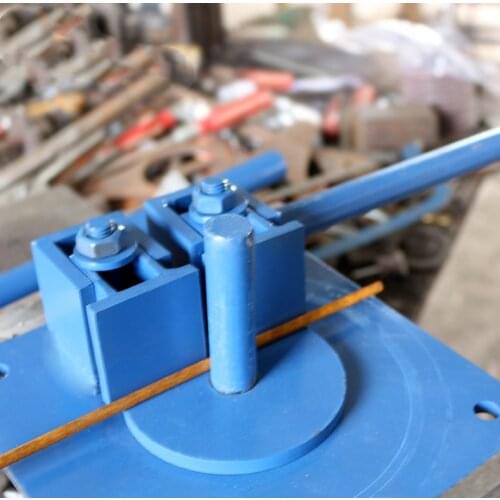Round steel bending machine, steel bending device, wire manual bending device, manual bending stainless steel