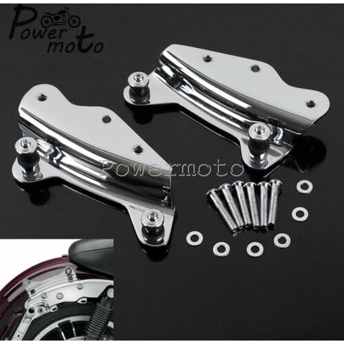 Chrome Motorcycle 4 Point Docking Hardware Kit Detachable Mounting Hardware For Harley Touring FLHR FLHT FLHX FLTR 2009-2013