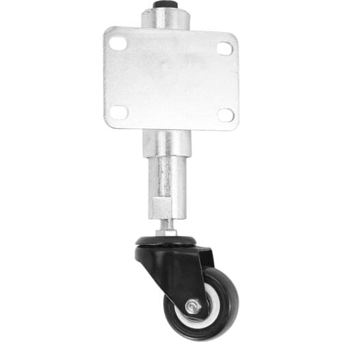 Gate Stem Wheel, 2 Inch Pu Spring Loaded Swivel Caster Heavy Duty 110 Lbs Load Capacity