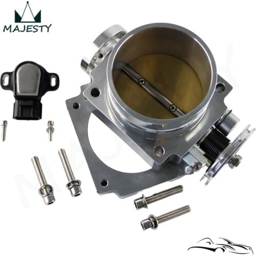 90mm Reverse Throttle Body With TPS Sensor Fit For T*oyota S*upra 1JZ / 2JZ