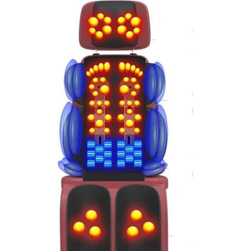 Cervical spine massager neck shoulder waist massage cushion household multifunctional massage pillow cushion for leaning on