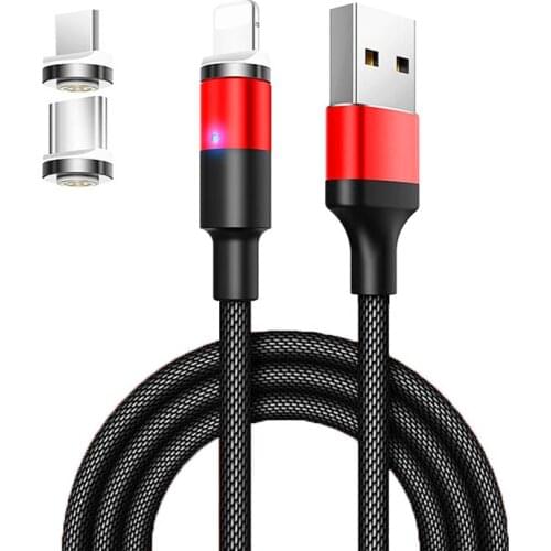3A Magnetic Charge Cable Type C QC 3.0 Quick Charge Cable USB C Micro USB Charging Cord For Samsung Huawei Magnet Charger Cabo