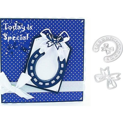 Dolce Vita Metal Cutting Dies 3pc Bow Tie Craft Dies Scrapbooking Die Cut Stencil for DIY Photo Album Paper Card Template Supply