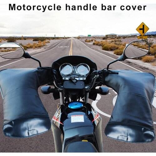 Motorcycle Scooter Handlebar Gloves Grip Muffs Waterproof Windproof Warm Hand Handlebar Gloves Winter Thicken Warmer