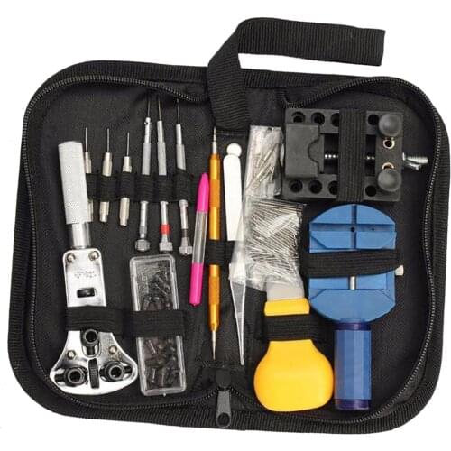144-Piece Watches Repair Set Watchmaker Tool Watch Tool Set With Nylon Bag