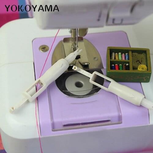 YOKOYAMA Threader Sewing Tools Accessory White Automatic Machine Sewing Needle Device Needle Changer Lead Wire Threader Tool