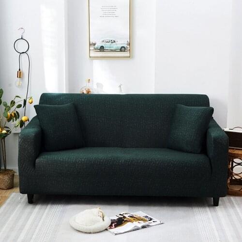 Solid Color Sofa Covers for Living Room Sofa Cover Elastic Printed Corner Sofa L-shaped Sofa Funda Sofa Towel Slipcover 3 Seater