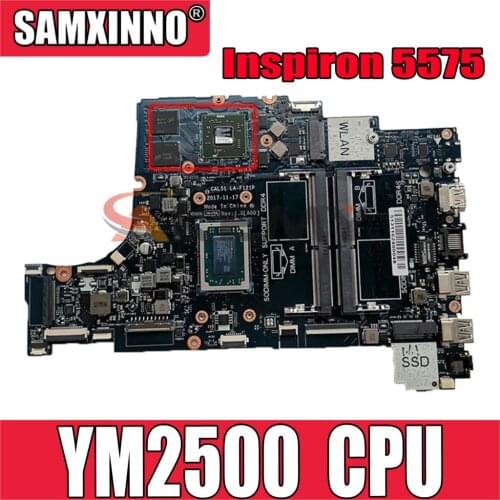 Original Laptop motherboard For DELL Inspiron 5575 YM2500 Mainboard LA-F121P CN-0THTD8 0THTD8 216-0889004 DDR4