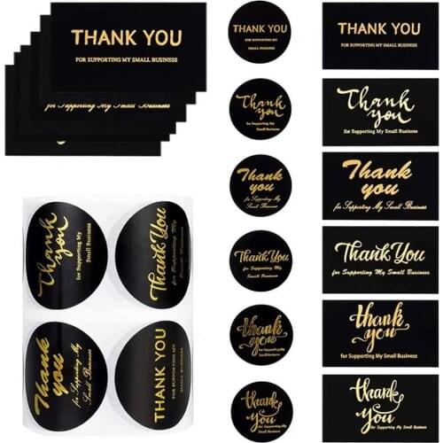 Thank You Card for for Supporting My Small Business Greeting Card Party Invitations Flower Shop Gift Card Stickers