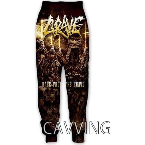 CAVVING 3D Printed Grave Band Casual Pants Sports Sweatpants Straight Pants Sweatpants Jogging Pants Trousers