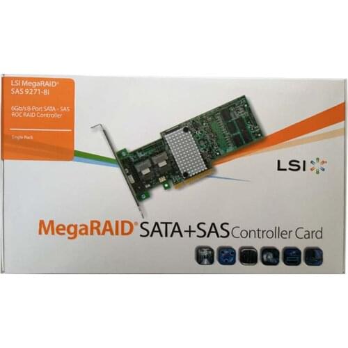 LSI SAS Megaraid 9271-8I 1GB cache + FastPath + SSD acceleration path software