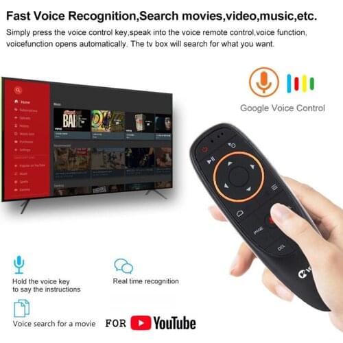 G10 Air Mouse airmouse 2.4GHZ Smart Remote Control With Google Voice For Htv 6 box Xiaomi i9 X96 H96 max Mag 322 5 Tv mi Box