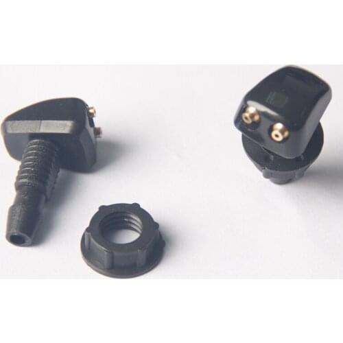 Universal Front Windshield Washer Wiper Nozzle Sprayer Sprinkler Water Spout Outlet For Toyota Mazda Hyundai ( Pack of 2 )