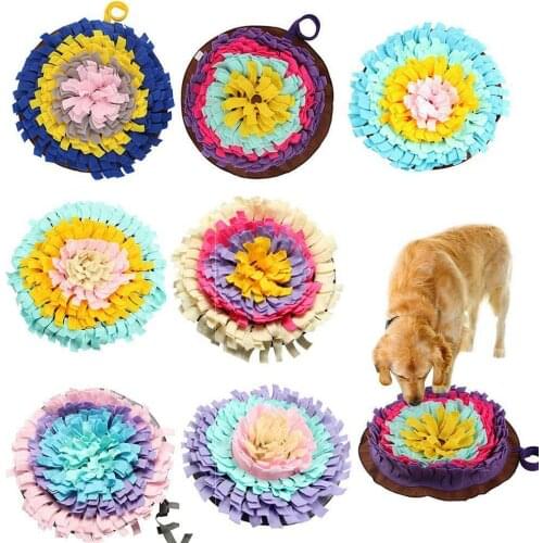 Dog Snuffle pad pet spill food anti-choke pad cat and dog training blanket