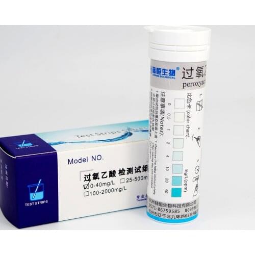Test Strips Peracetic Acid Test Strip Water Environmental Disinfection