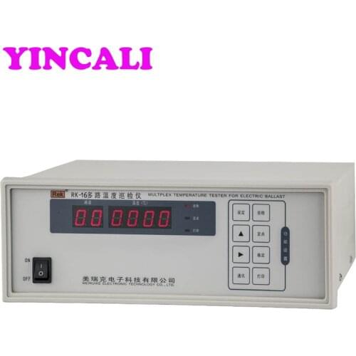 High Accuracy RK-16 Multi-channel Temperature Tester Meter 16 Channel Multplex Temperature Tester for Electric Ballast