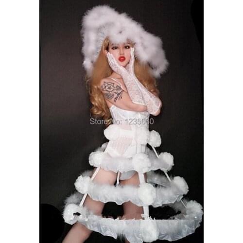 WYY Fashion Singer Catwalk Show DS Dance Team Party Dress Nightclub Bar Stage Performance Ballroom Sexy Costumes Christmas Hats
