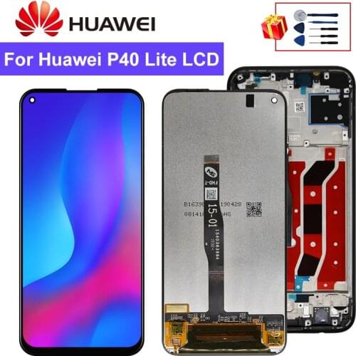 6.4" For Huawei P40 Lite LCD Nova 6SE Touch Digitizer Screen For Huawei p40 lite display nova 6se Assembly Part with frame