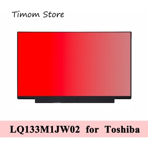 LQ133M1JW02 for Sharp Brand 100% sRGB Color FHD IPS 30 pins Monitor Ratio 1000:1 Matte LCD for Toshiba Portege R30-A Z30-A Z30-B