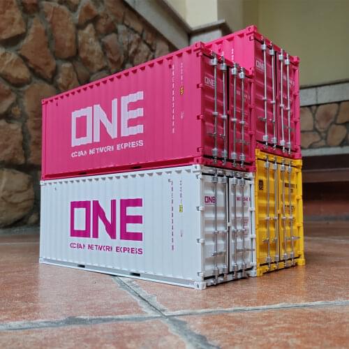 1:20/1:25 Can be customized Creative model containers Model Toy Die-cast Simulation Shipping ONE Container Model Collect Gifts
