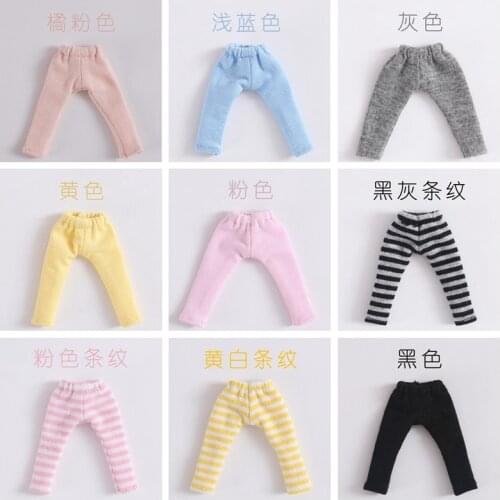 1PCS OB11,BJD Doll Clothes Stripe Long Pant for Doll Accessories Clothing(fit obitsu11,ob11,1/12 bjd doll)