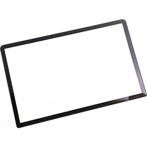 10pcs/lot Repair part for NEW 3DS Top Surface Glass Screen Outer Lens Cover Replacement BLACK