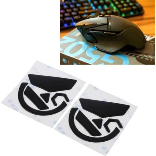 2 Sets 0.6mm Mouse Feet Mouse Skates Mouse Stickers Pad for logitech G502 HERO LIGHTSPEED Mouse