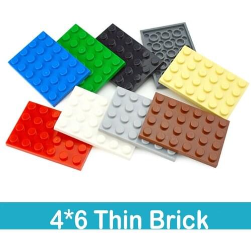 20pcs Compatible Assembles Particles 3032 4x6 Base Board Building Blocks Thin Figures Bricks Parts DIY Educational Tech Toys