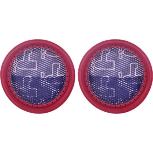AD-2Pcs For Dibea D18 D008Pro Hand-Held Vacuum Cleaner Round Washable Filter Meshes Filter Vacuum Cleaner Filter
