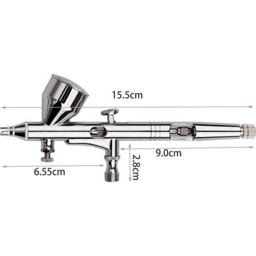 Dual Action Airbrush Spray Gun Air Compressor Kit Art Painting Tattoo Manicure Craft Cake Spray Model Air Brush Nail Tool Set