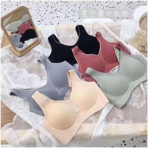 Brassiere Womens Unwired Bras Without Foam Rubber Bralette Beautiful Top Bustier With Cups Pushup Sports Sexy Underwear