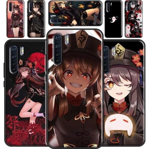 Genshin Impact Hutao Case For OPPO A93 A91 A83 A5 A9 A31 A53 2020 A52 A72 A15 A3S A5S F5 Find X3 Pro Cover Capa