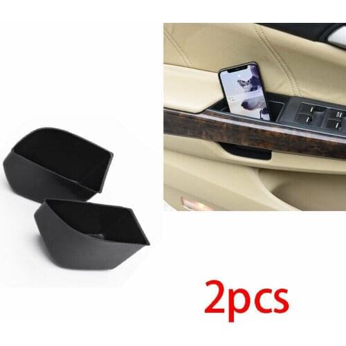 ABS Black For Honda 8th Accord 2008-2013 Car Door Storage Box Cover Trim 2pcs Car Accessories Car Interior Decoration
